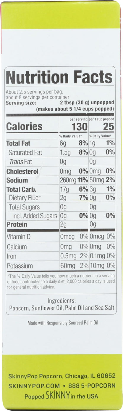SkinnyPop Microwave Product