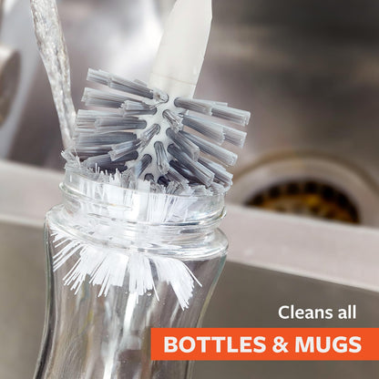 Full Circle Clean Reach Bottle Brush Replacement Head Long Handle