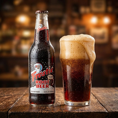 Frostie Soda 12 oz Glass Bottles (Root Beer, 4) Frostie