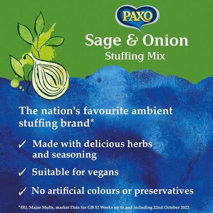 Paxo Sage and Onion Stuffing Mix 85g (Pack of 4)