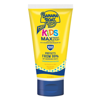 Banana Boat Childrens Sunscreen Kids Max Protect & Play Lotion Sunscreen SPF 4oz