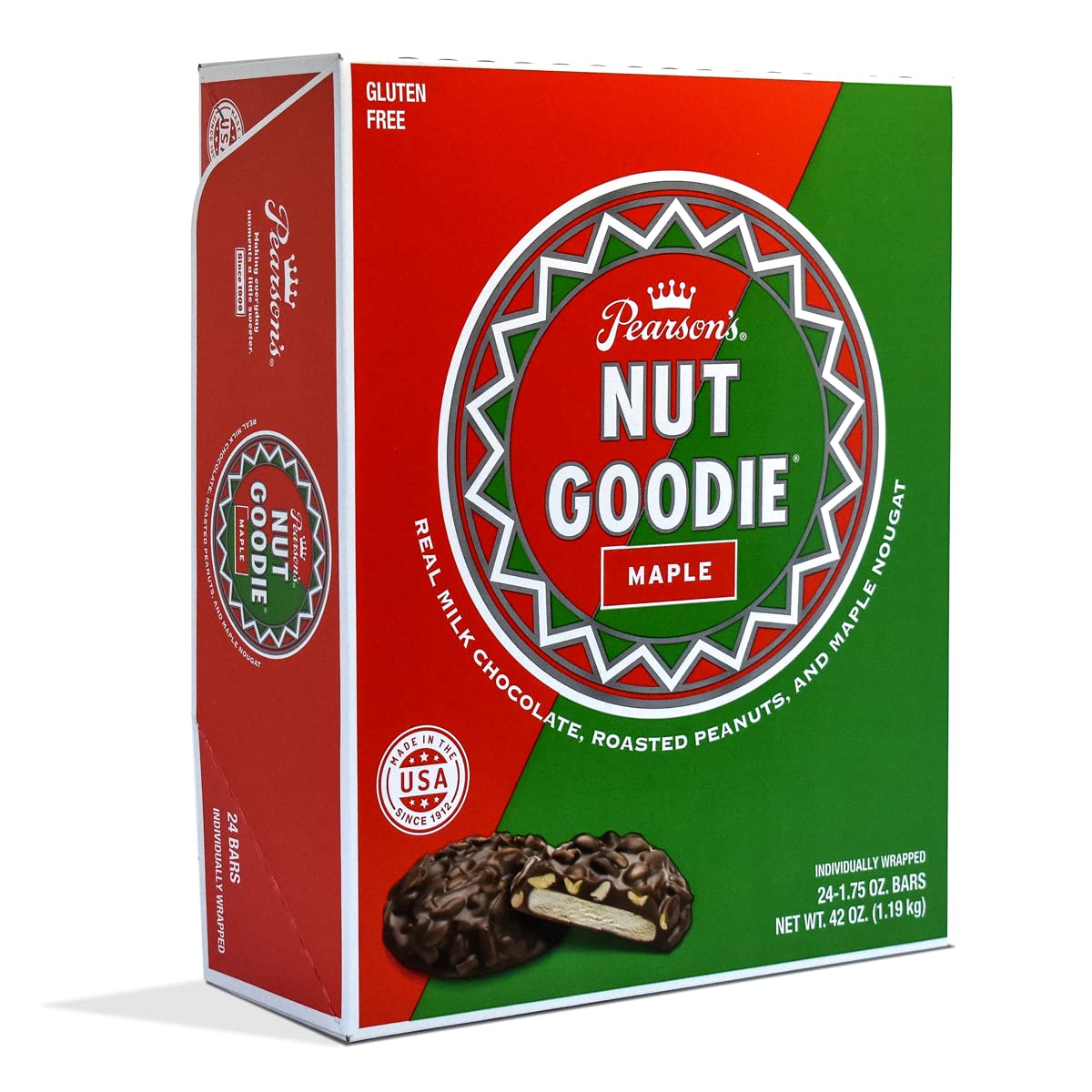Pearson's Nut Goodie Cluster Bars, 24 Count Pearson's
