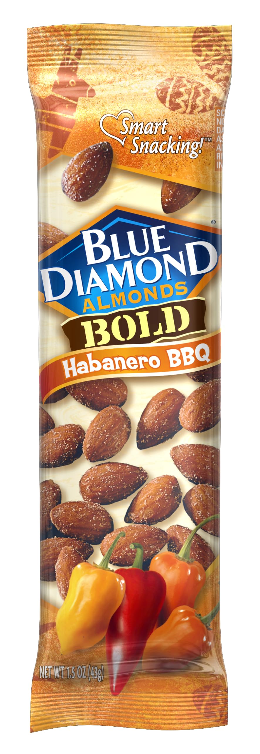Blue Diamond Almonds BOLD Flavored Habanero BBQ On The Go
