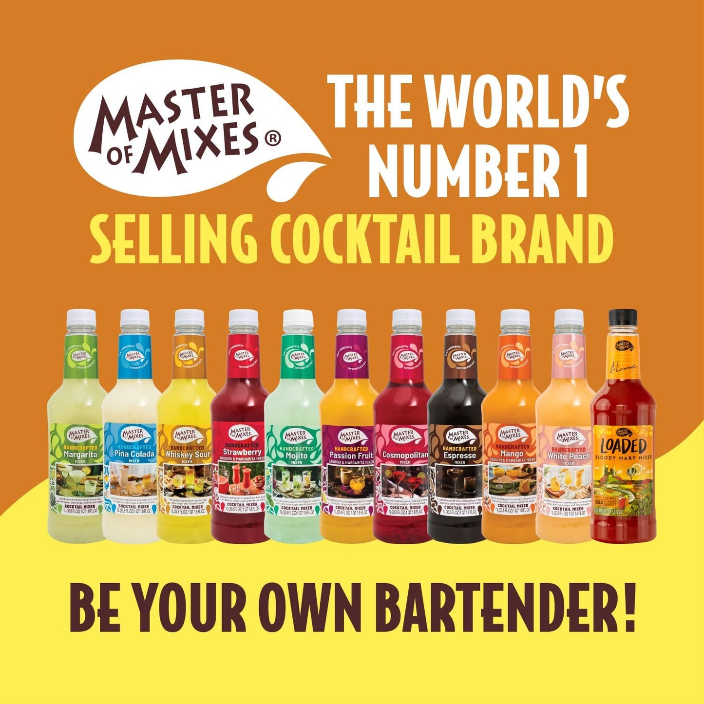 MASTER OF MIXES Whiskey Sour Concentrated Flavoring 1000 ml