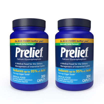 PRELIEF Acid Reducer Caplets Dietary Supplement, 300 Count (Pack of 2) Prelief