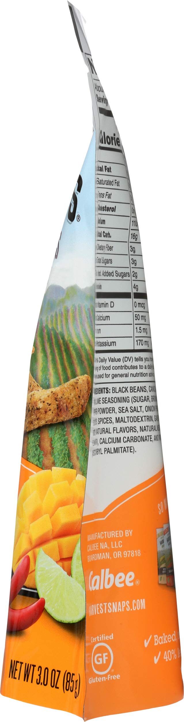 Harvest Snaps Mango Chile Lime 3 Ounce (Pack of 3)