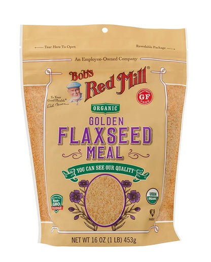 Bob's Red Mill Organic Golden Flaxseed Meal, 16 oz (Pack of 2) Bob's Red Mill