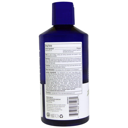 Avalon Organics Aloe Vera Tea Tree Anti Dandruff Shampoo and Anti Dandruff Conditioner Bundle 14 fl. oz