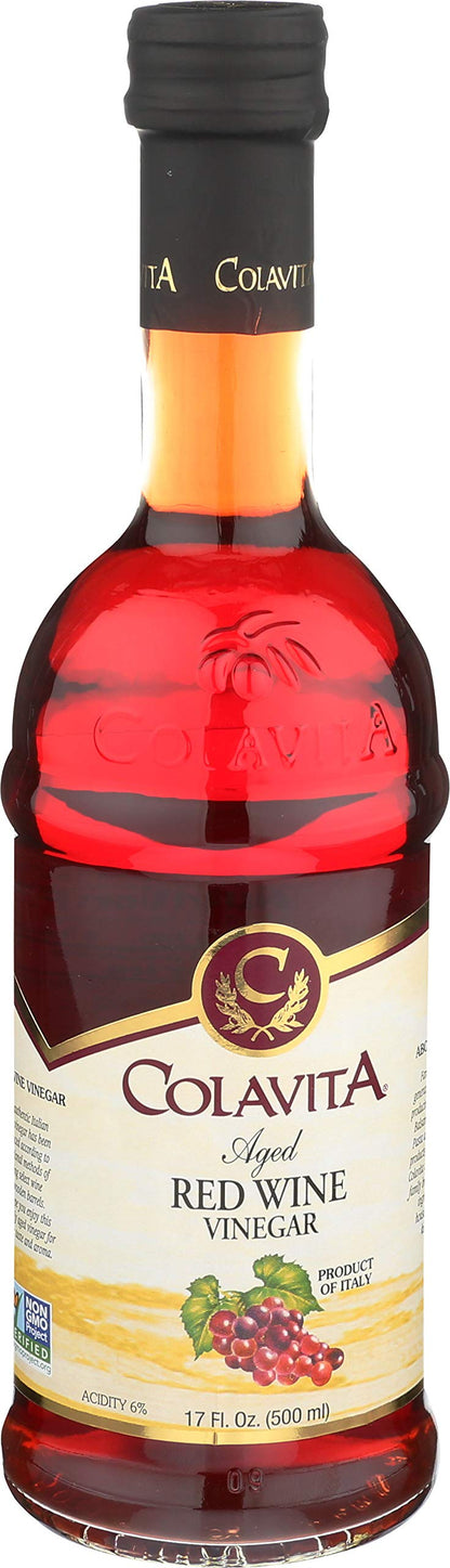 Colavita Red Wine Vinegar Red Wine Vinegar Glass Bottle