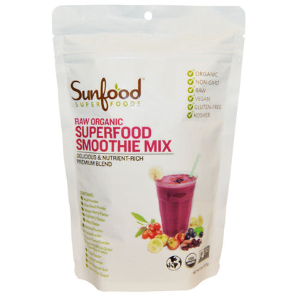 Sunfood Raw Organic Smoothie Mix, 8 oz Sunfood