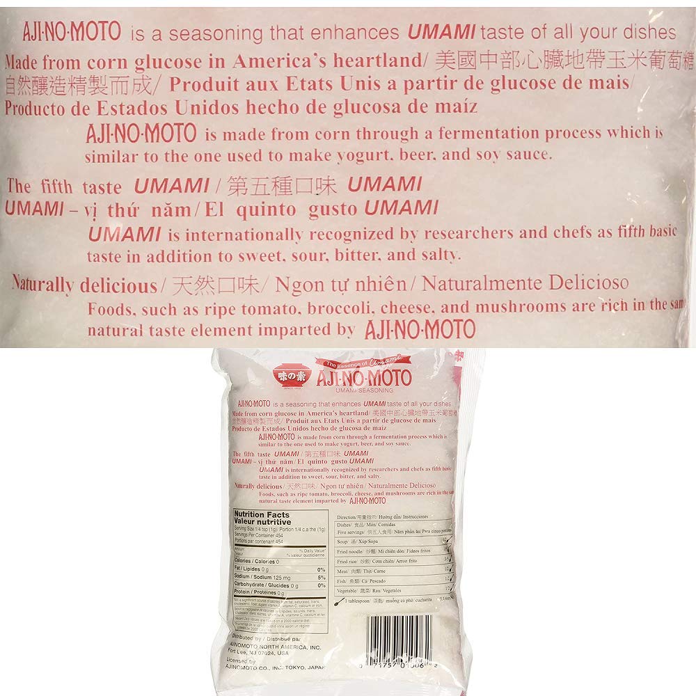 Ajinomoto MSG in Plastic Bag Umami Seasoning 454g / / 16oz_AB 1LB