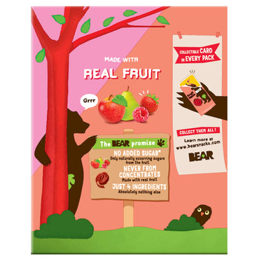 Bear Strawberry Strawberry Raspberry Raspberry Fruit Rolls Variety Pack 8.4 OZ