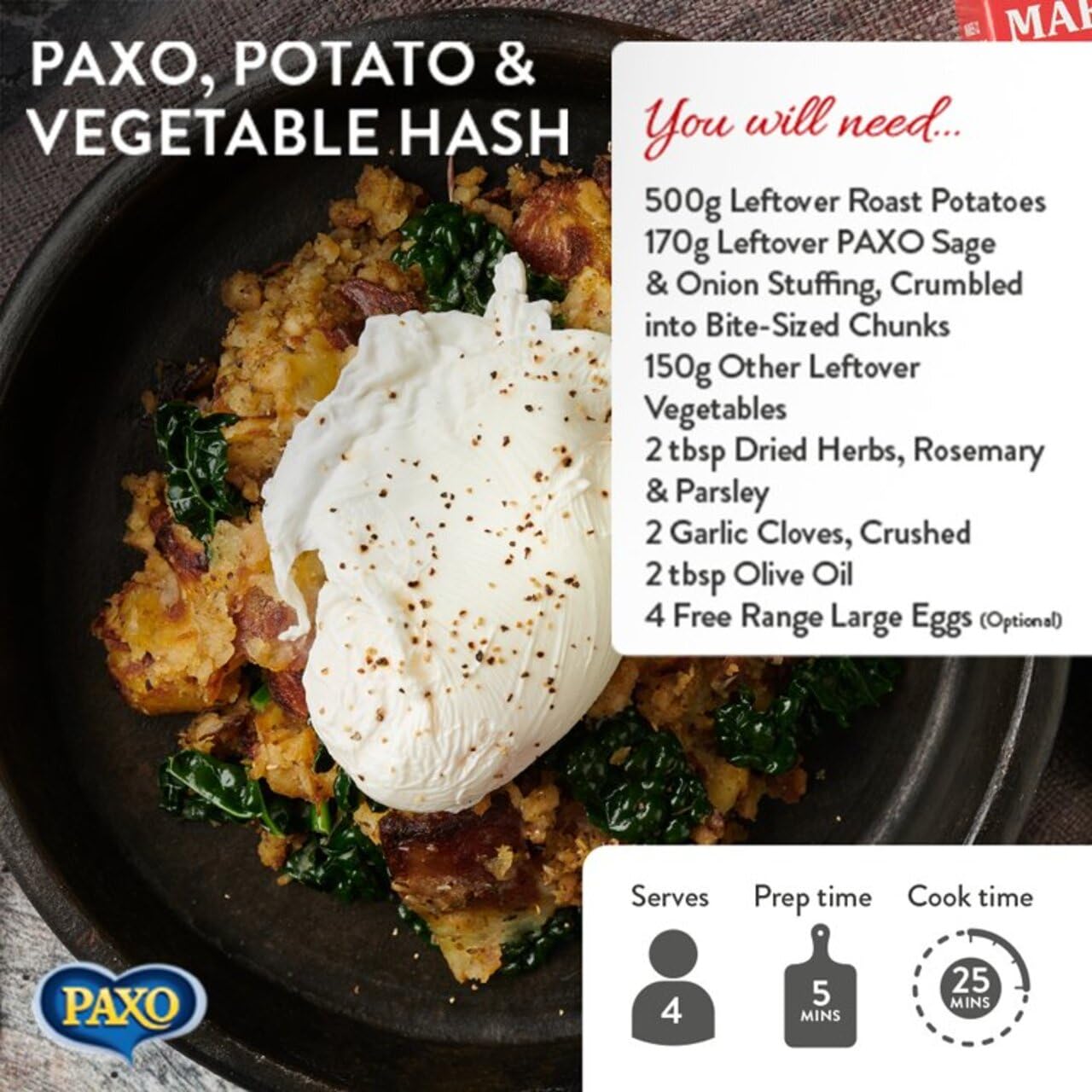 Paxo Sage and Onion Stuffing Mix 85g (Pack of 4)