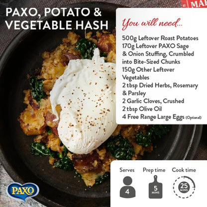 Paxo Sage and Onion Stuffing Mix 85g (Pack of 4)