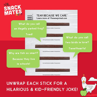 The New Primal Snack Mates Chicken and Apple Stick All Natural 1 Count