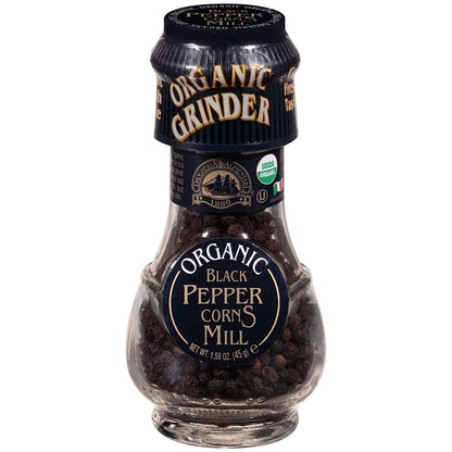 Drogheria & Alimentari Black Peppercorn Spice Grinder, 1.58 oz (Pack of 3) Drogheria & Alimentari