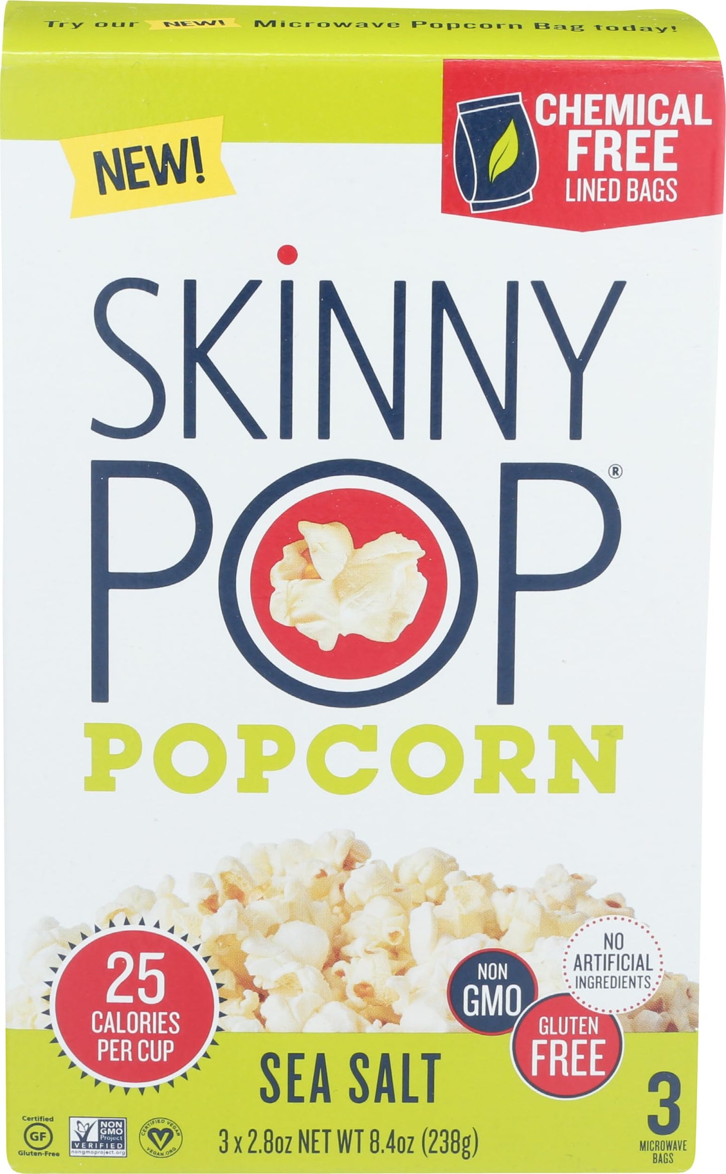 SkinnyPop Microwave Product (Pack of 3)
