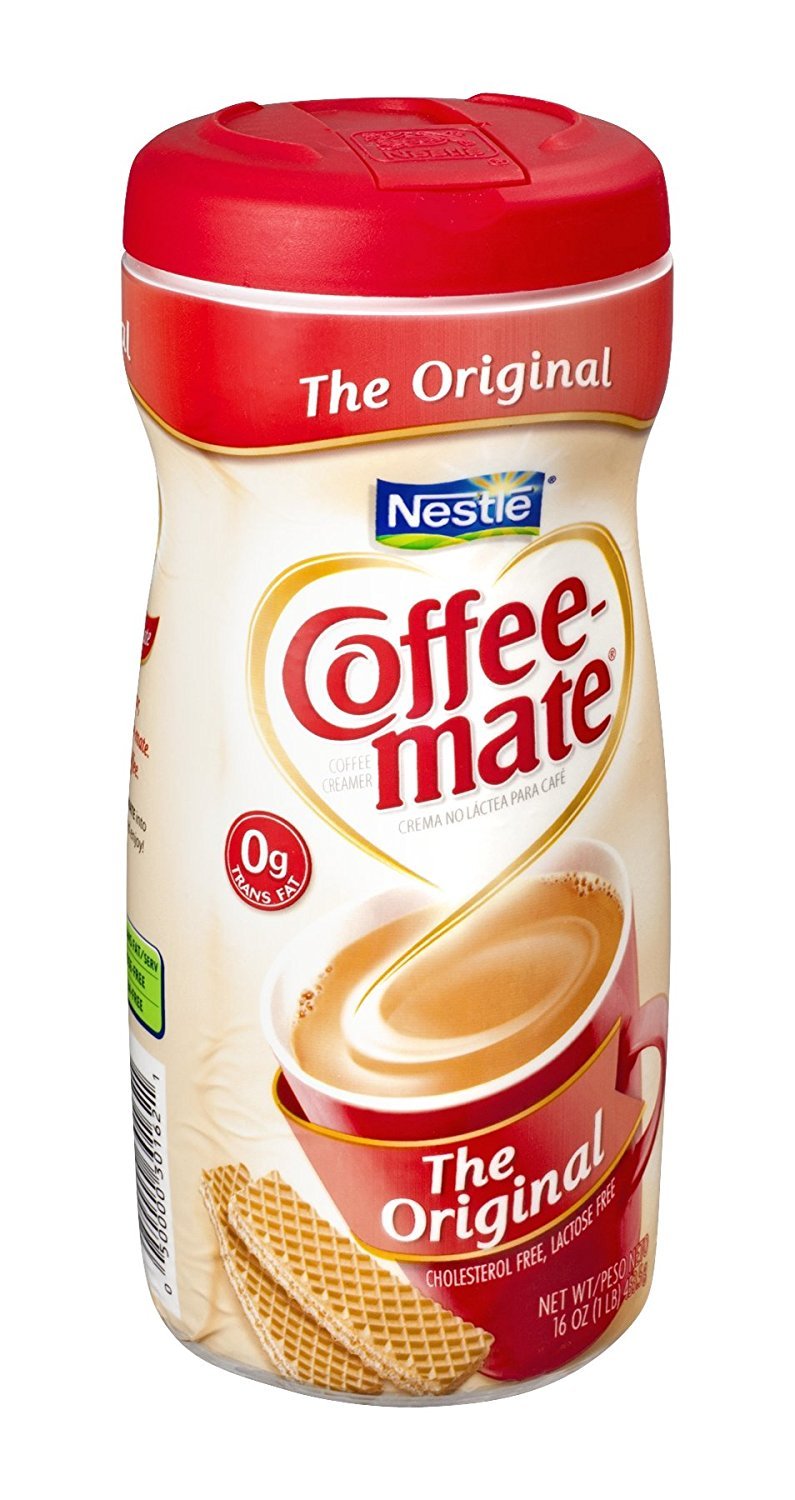 Nestle Coffee-mate Powdered Coffee Creamer Original Non-Dairy 16-Ounce Container (Pack of 6)