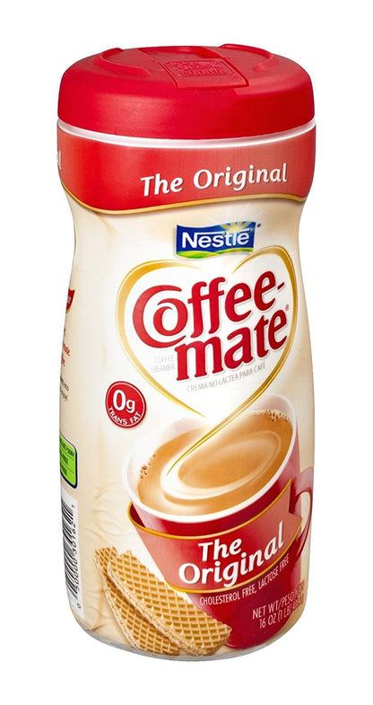 Nestle Coffee-mate Powdered Coffee Creamer Original Non-Dairy 16-Ounce Container (Pack of 6)