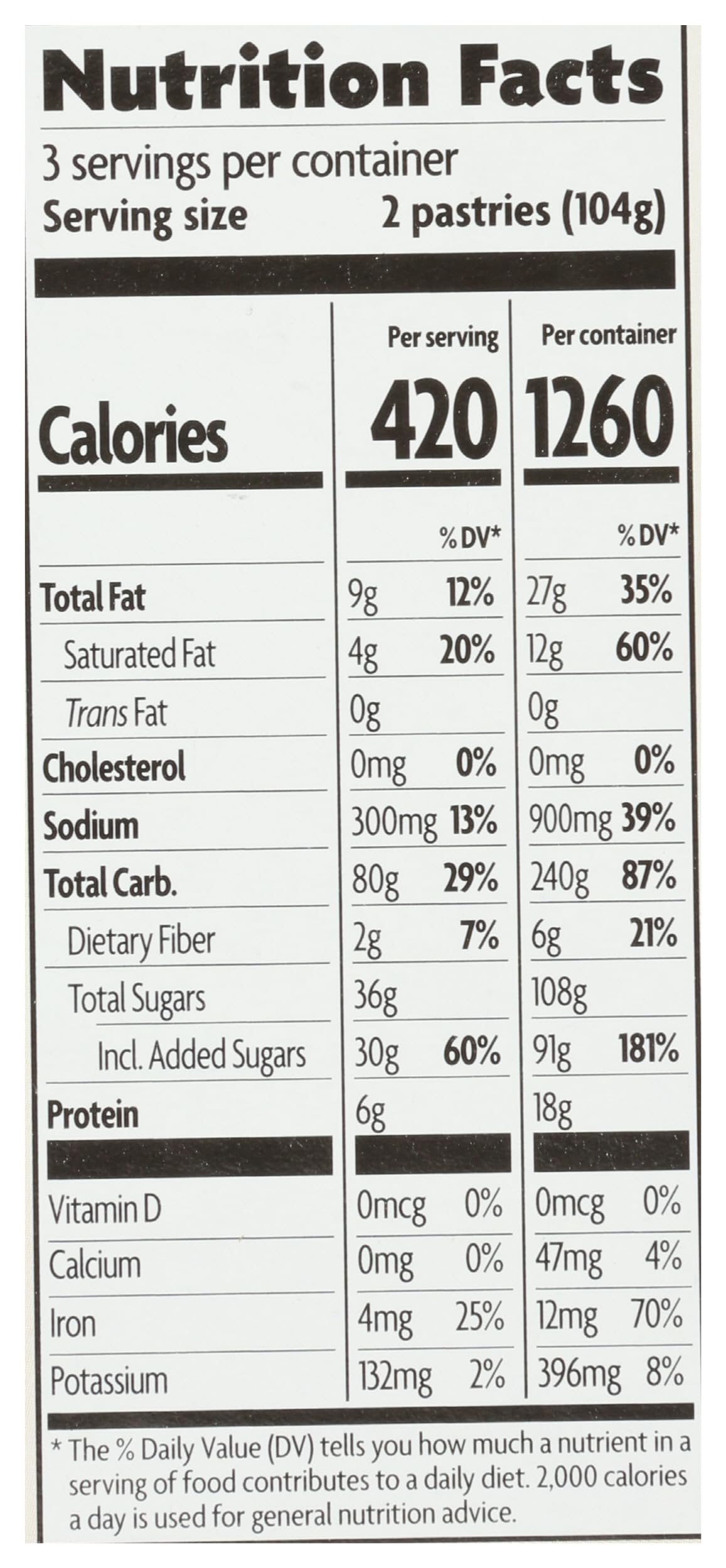Nature's Path Toaster Pastries Strawberry Un Frosted 6 ct