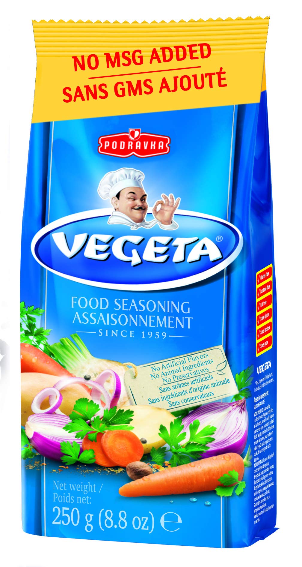 Podravka Vegeta All Purpose Seasoning No MSG 8.8 oz (250 g) Podravka Vegeta