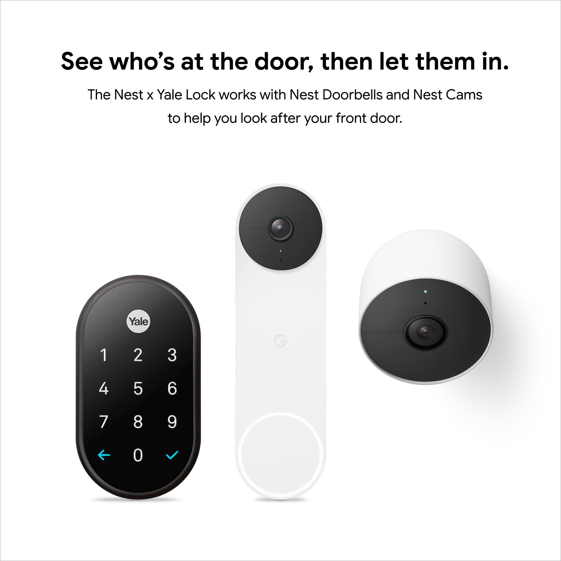 Google Nest x Yale Lock Tamper Proof Smart Lock for