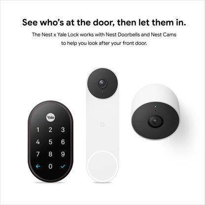Google Nest x Yale Lock Tamper Proof Smart Lock for