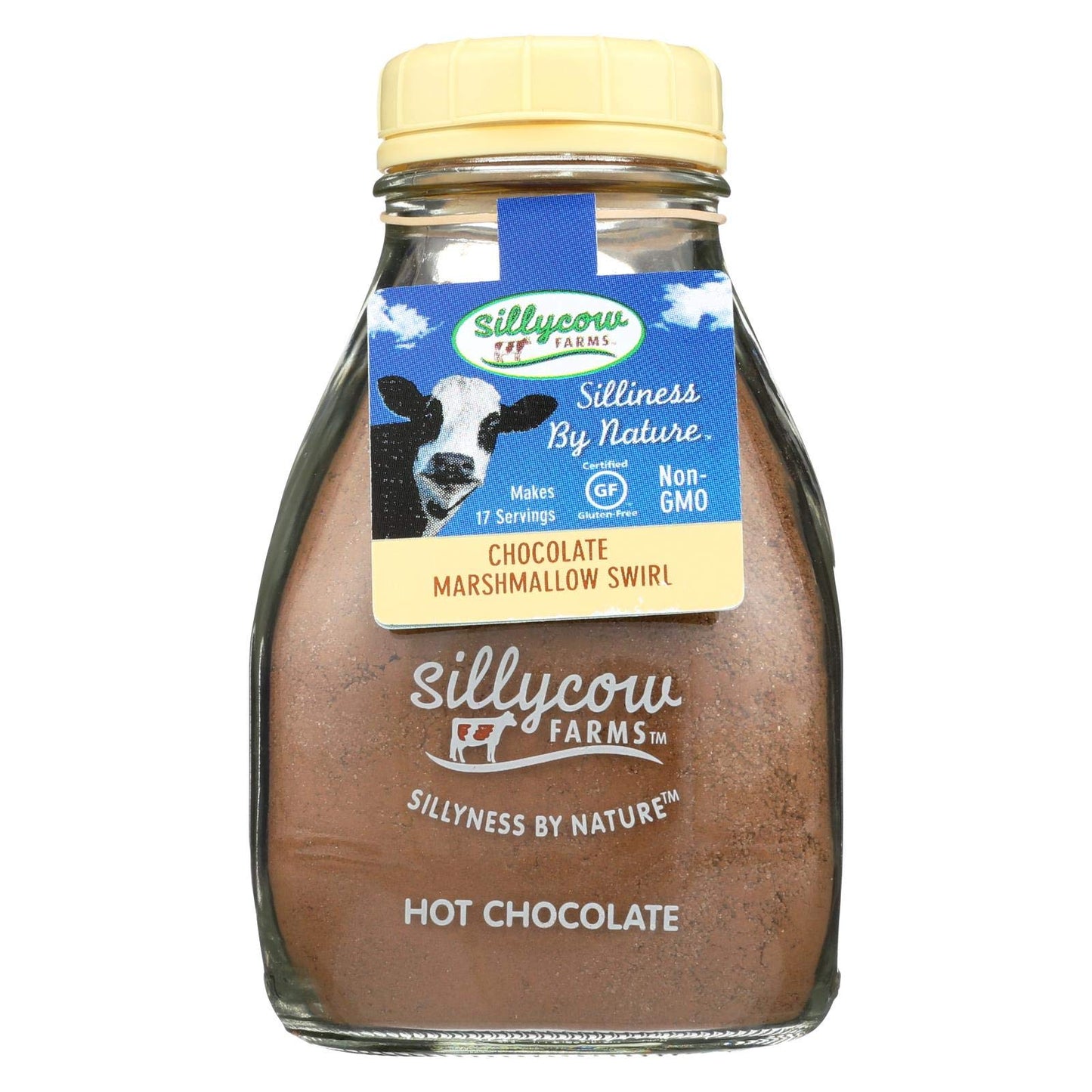 Silly Cow Farms Marshmallow Swirl Hot Chocolate Hot Cocoa Mix with 16.9 oz