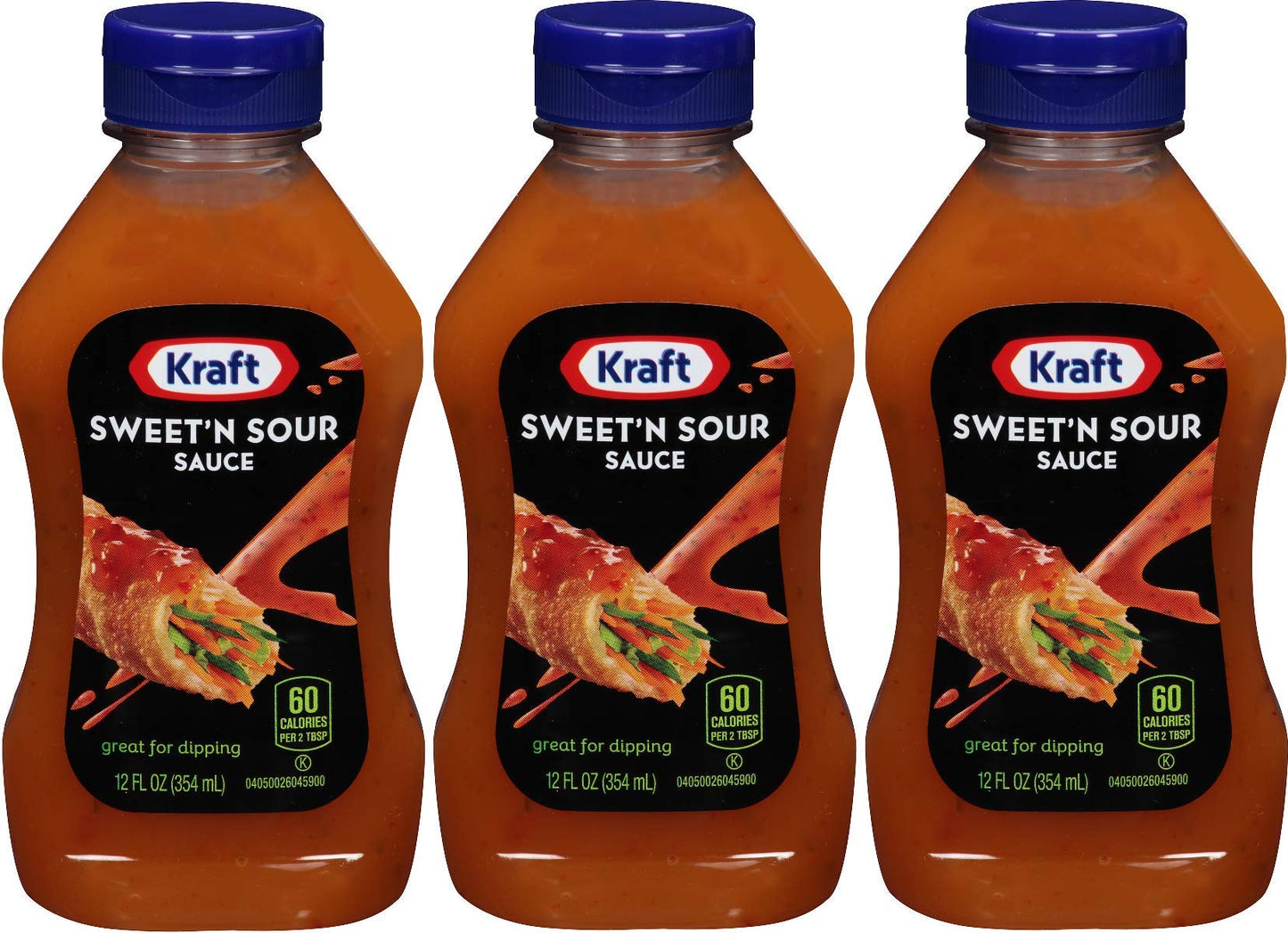 Kraft Sweet & Sour Sauce 12oz Squeeze Bottle (Pack of 3)