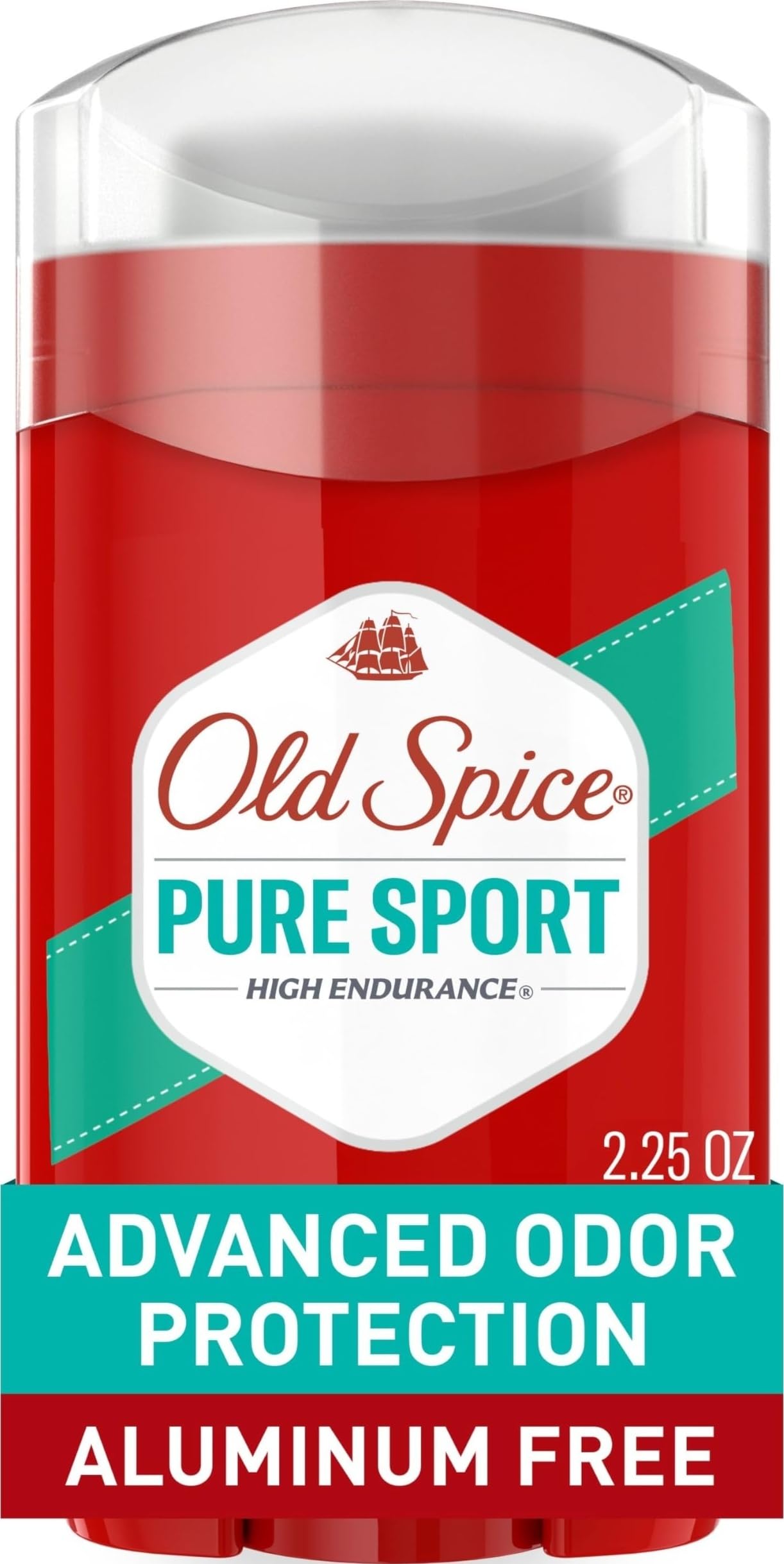 Old Spice Aluminum Free Deodorant for Men, High Endurance, 24/7 Lasting Old Spice