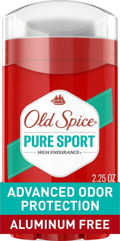 Old Spice Aluminum Free Deodorant for Men, High Endurance, 24/7 Lasting Old Spice