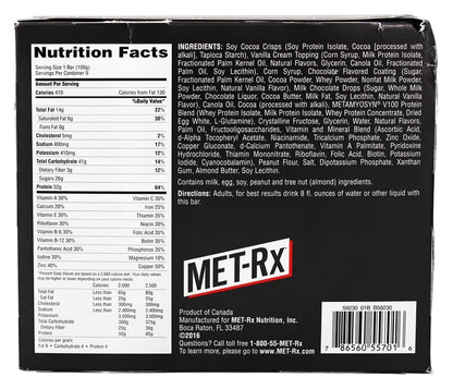 MET-Rx Colossal Cookie Crunch Snack Bar 3.52oz 9 Count