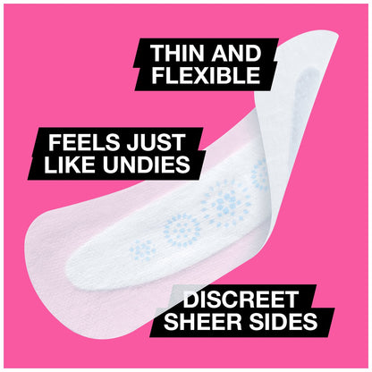 U by Kotex Barely There Liners Light Absorbency Unscented