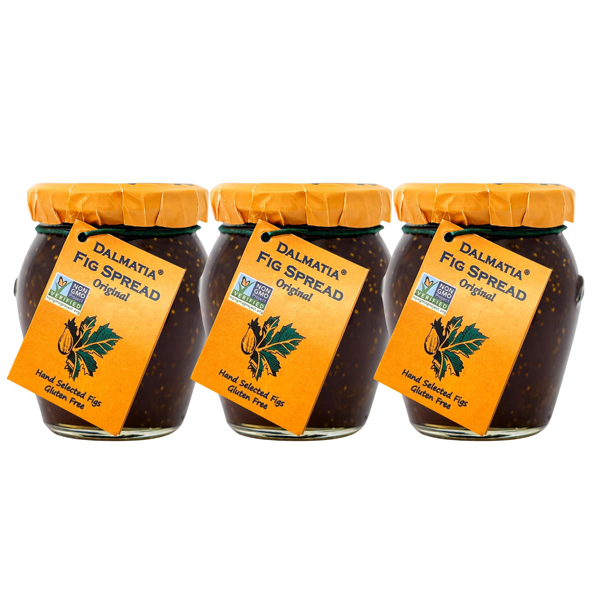 Dalmatia Fig Spread, 8.5 oz - All-Natural, Non-GMO, Award-Winning (Pack of 3) Dalmatia