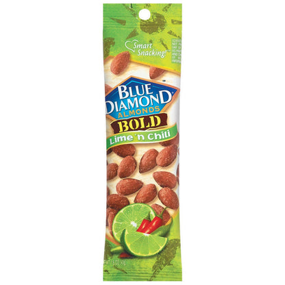 Blue Diamond Almonds, Lime and Chili, 1.5-Ounce Packages (Pack of 12) Blue Diamond Almonds