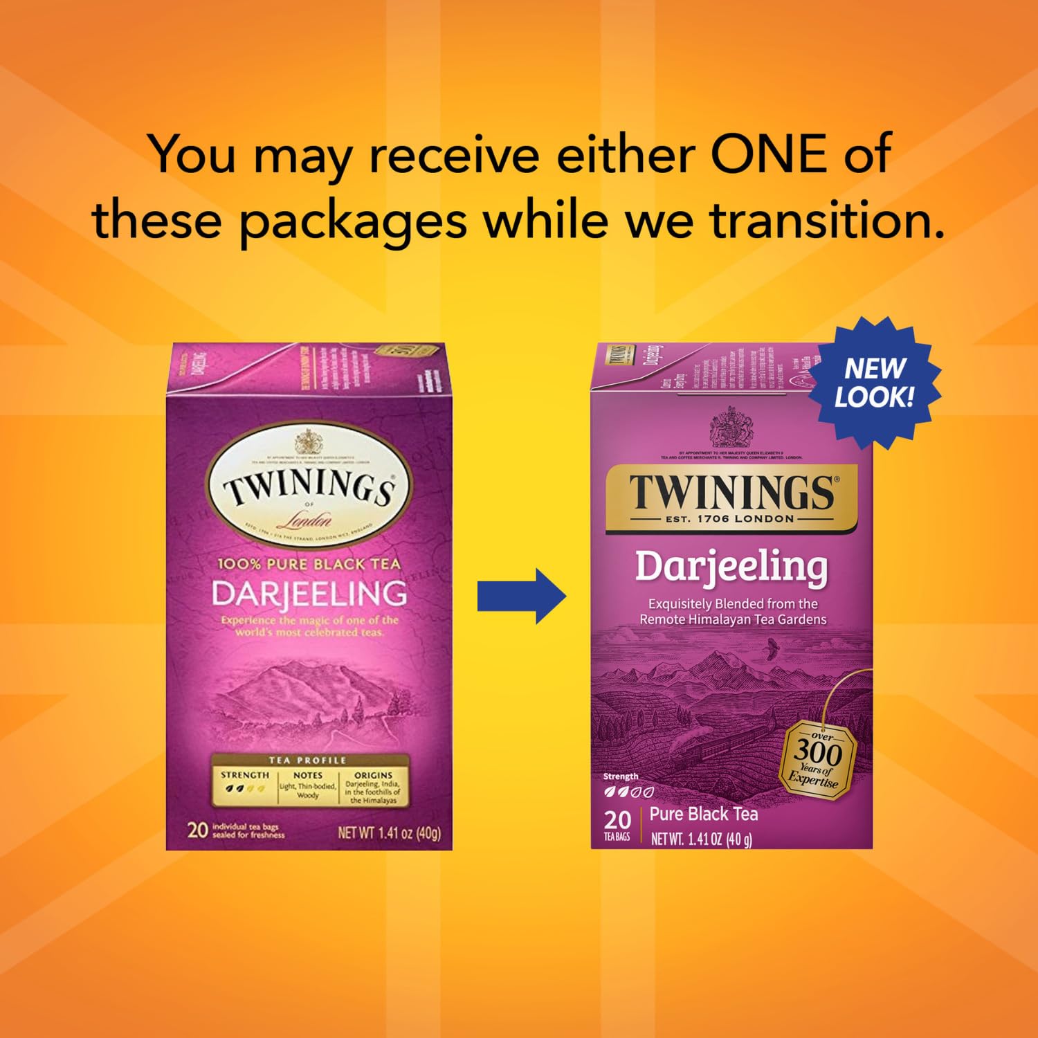 Twinings Darjeeling Tea A Delicate Dry Black Tea Sophisticated 20 Count