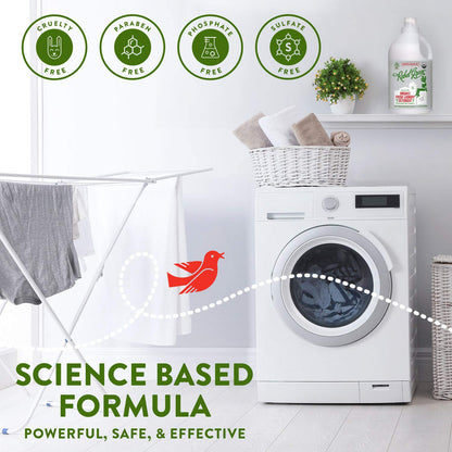 Rebel Green Laundry Detergent Organic Sulfate Free Hypoallergenic Unscented 64 Load