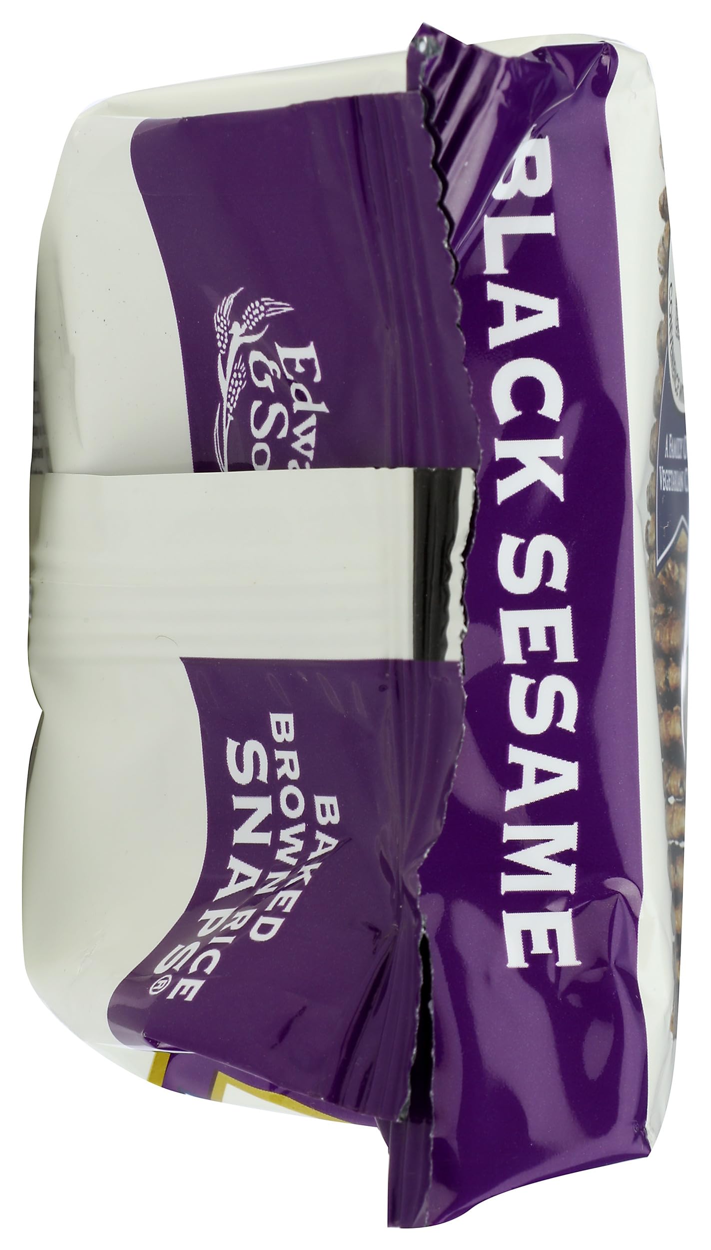 Edward & Sons Brown Rice Snaps Black Sesame Flavor Organic 3.5 oz