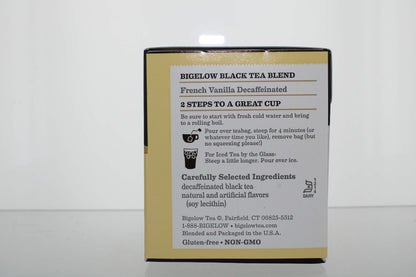 Bigelow Tea Decaffeinated French Vanilla Bag 20 ct 1.28 oz