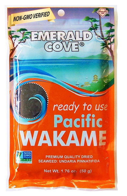 Emerald Cove Silver Grade Wakame (Dried Seaweed), 1.76-Ounce Bags (Pack of 6) Emerald Cove
