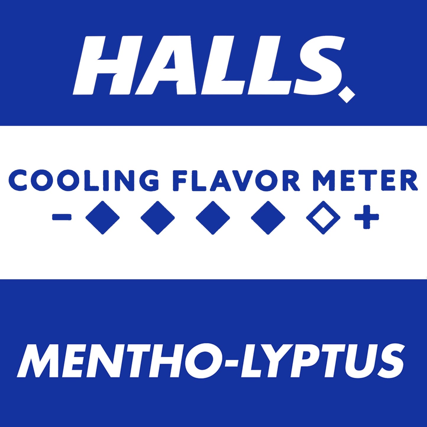 HALLS Cough and Throat Relief Mentho-Lyptus Cough Drops, 9 Sticks (Pack of 20)
