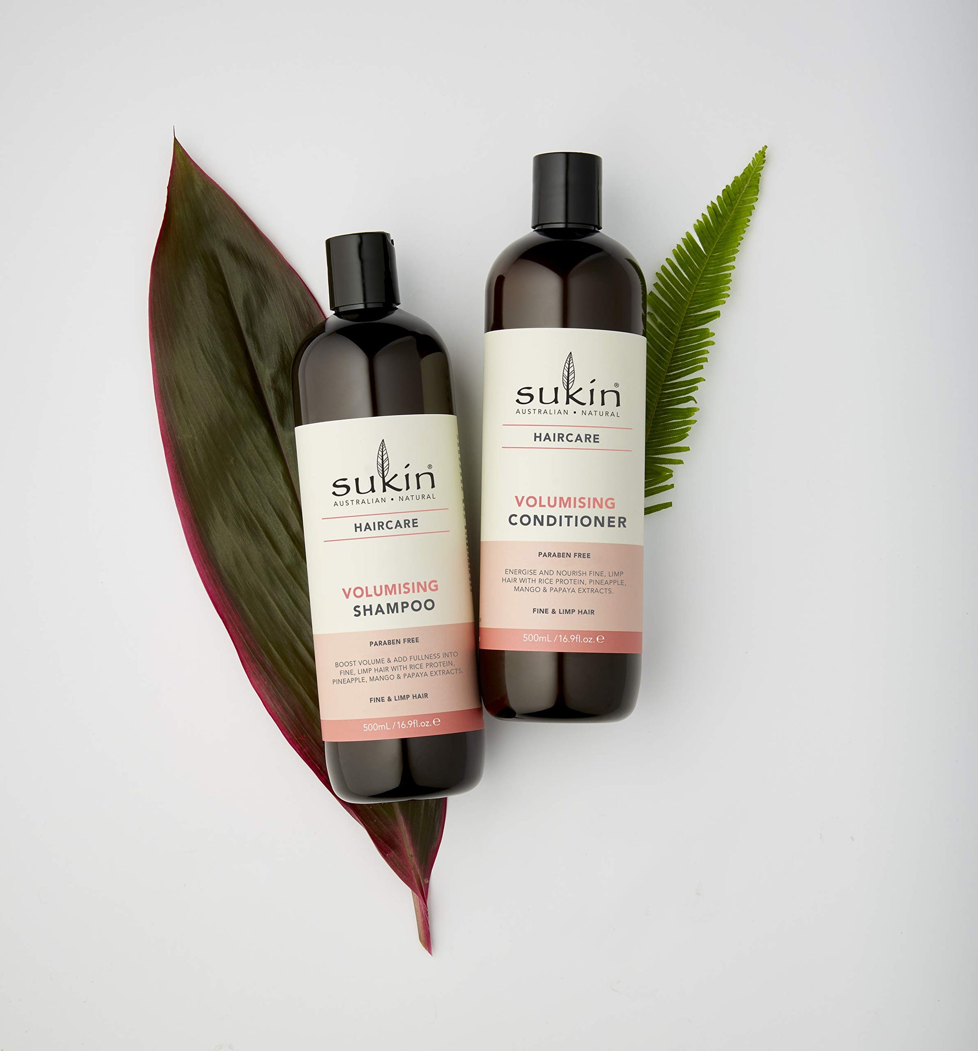 Sukin Volumizing Shampoo Sulfate Free Lightweight Hair Strengthening Shampoo 16.91 Fl Oz