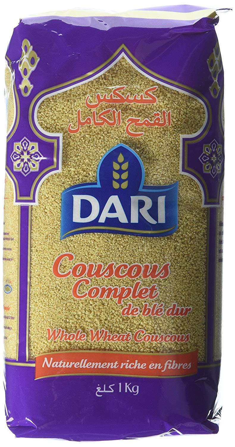 Dari Premium Moroccan Couscous (Whole Wheat) Premium Moroccan Couscous Whole Wheat 2.2 Pound 1.0 Kg
