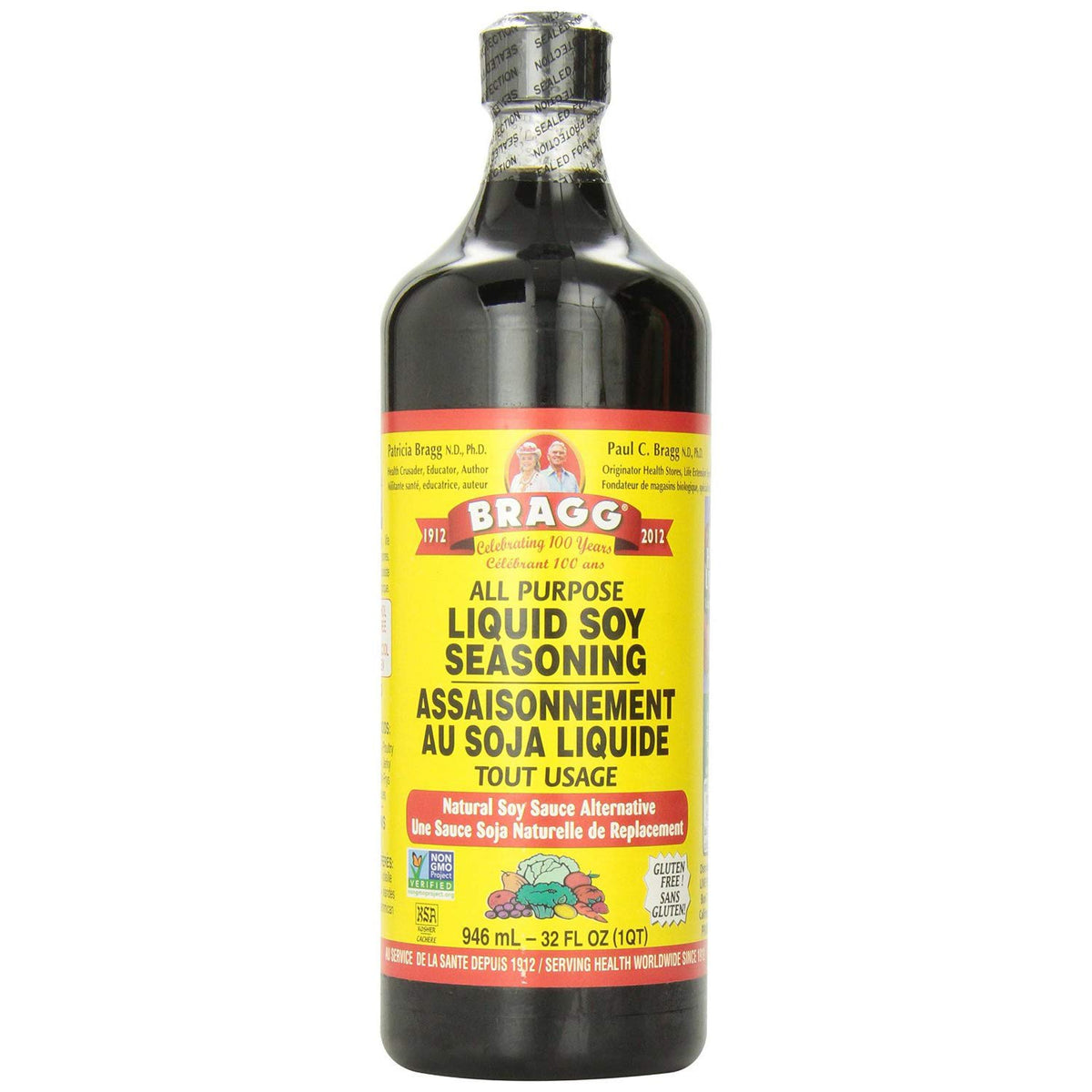Bragg Liquid Aminos, All Purpose Seasoning, 32 fl oz Bragg