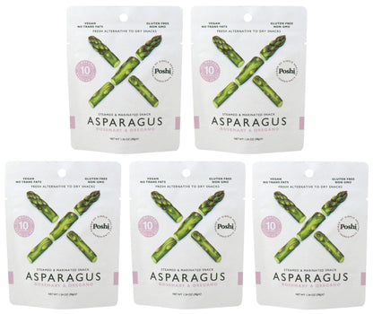 Poshi Marinated Snack Gluten Free Non Snack Each Asparagus 1.34 oz (Pack of 5)