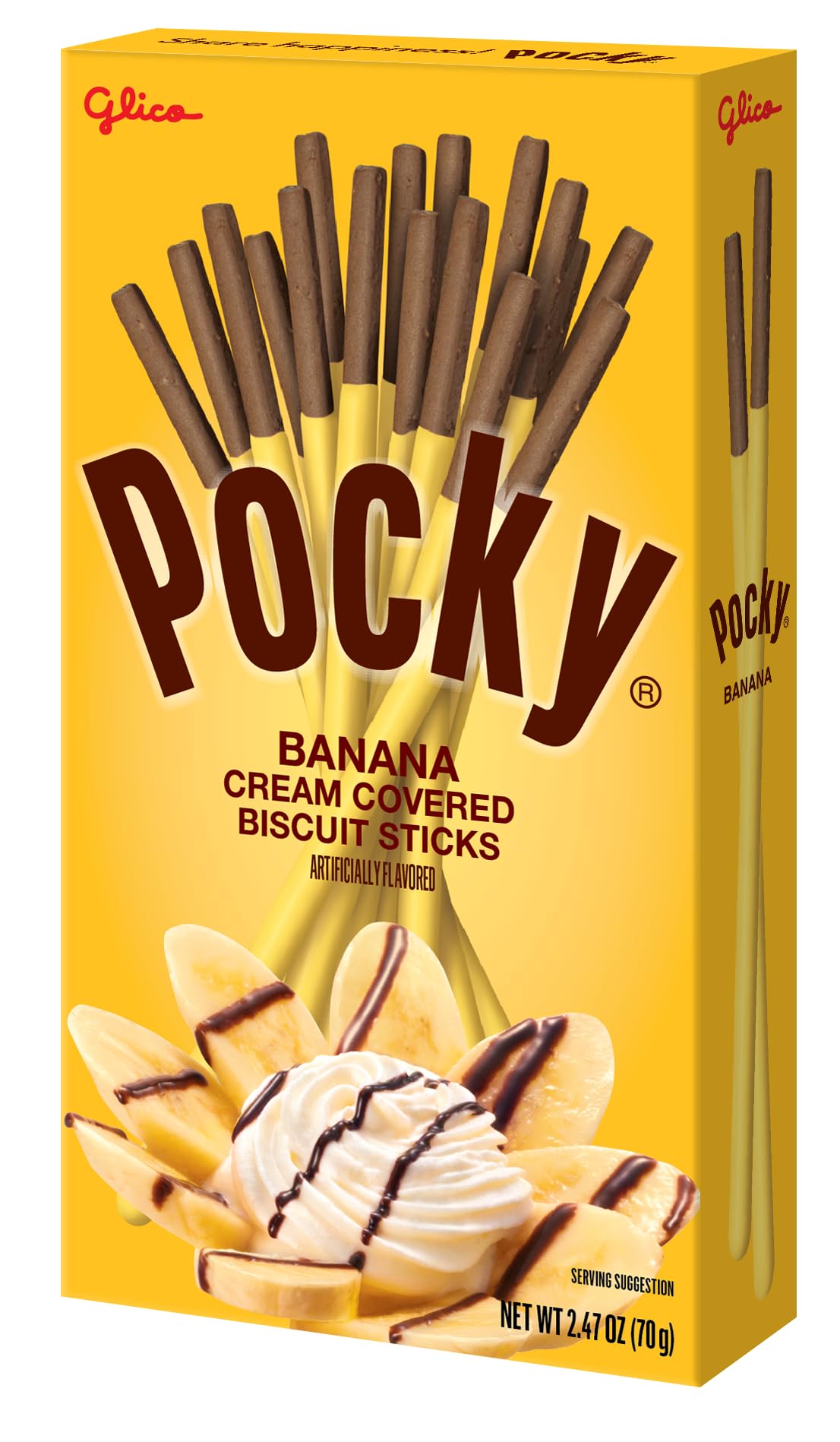 Pocky Biscuit Stick Chocolate Banana 2.47 Ounce