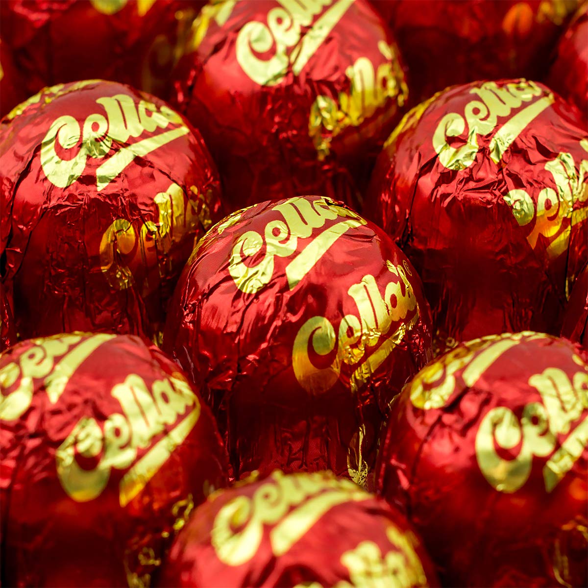 Cella's Dark Chocolate Covered Cherries Premium Cherry Cordial Candies Individually Wrapped 72-Count 2.25 Pounds