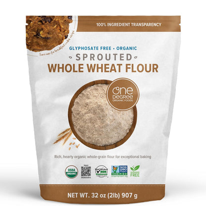 One Degree Organic Foods Organic Sprouted Whole Wheat Flour 32 oz