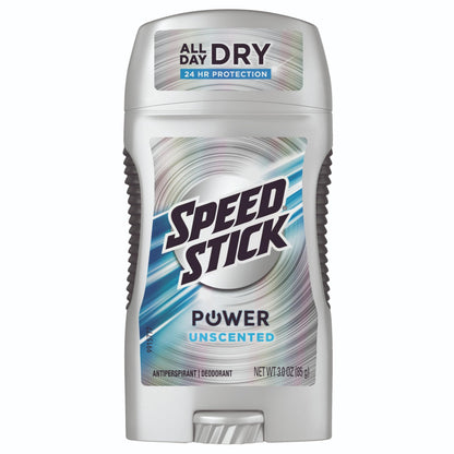 Speed Stick Power Antiperspirant Deodorant Unscented 3 oz (022200004916) Speed Stick