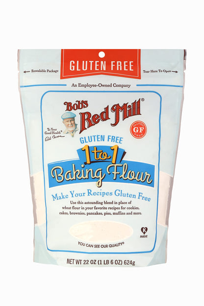 Bob's Red Mill Gluten Free 1-to-1 Baking Flour, 22 oz (623 g) Bob's Red Mill